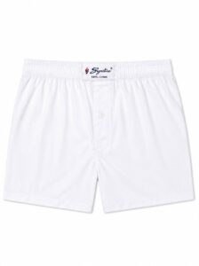 Signature India Premium Cotton Boxer- White